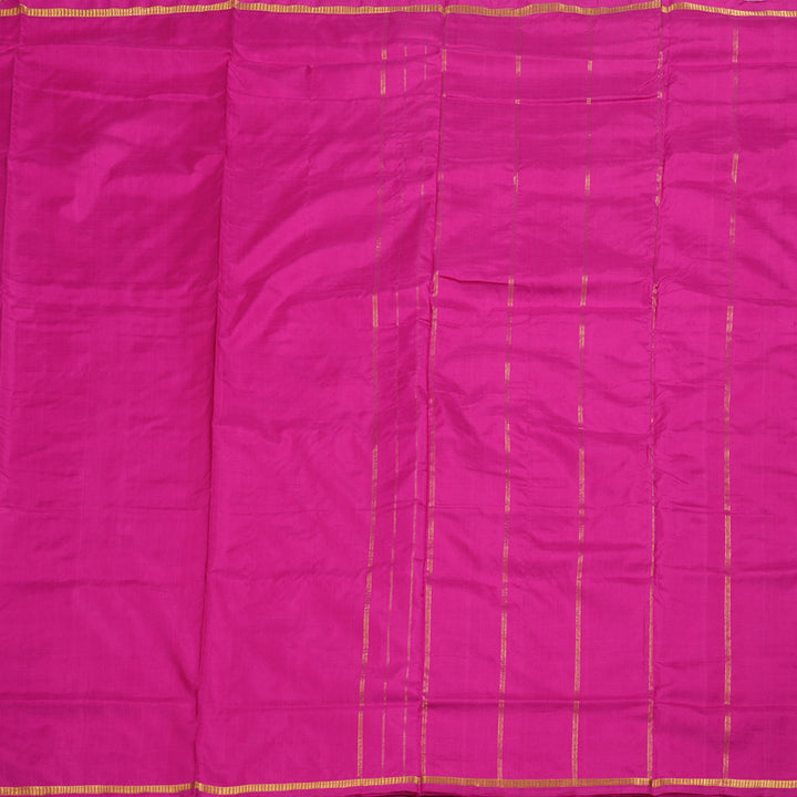 Hayagrivas Pink Ten Yards Silk Saree BBC481G15-2