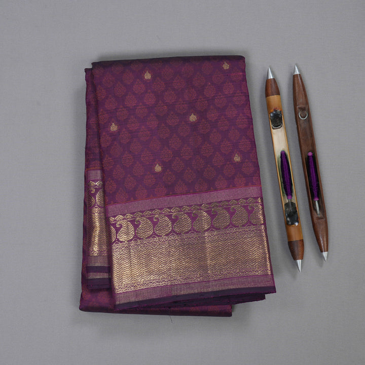 Hayagrivas Handloom Kanjivaram Silk Saree BBC500G1-1