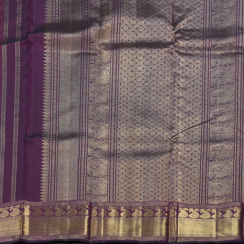 Hayagrivas Handloom Kanjivaram Silk Saree BBC500G1-1