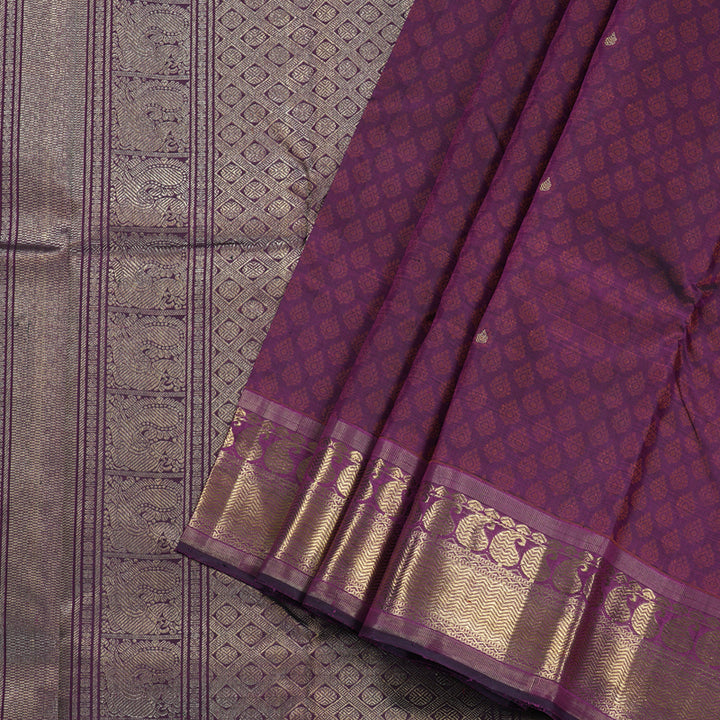 Hayagrivas Handloom Kanjivaram Silk Saree BBC500G1-1