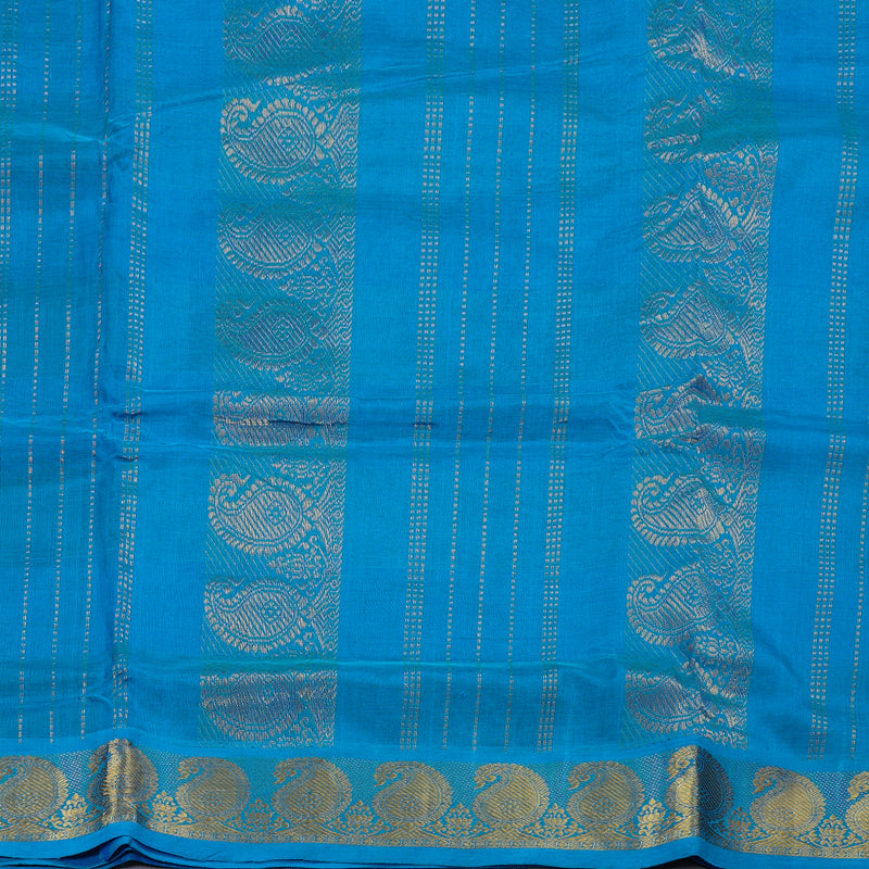 Hayagrivas Handloom Ten Yards Silk Cotton Saree BBD990J3-4