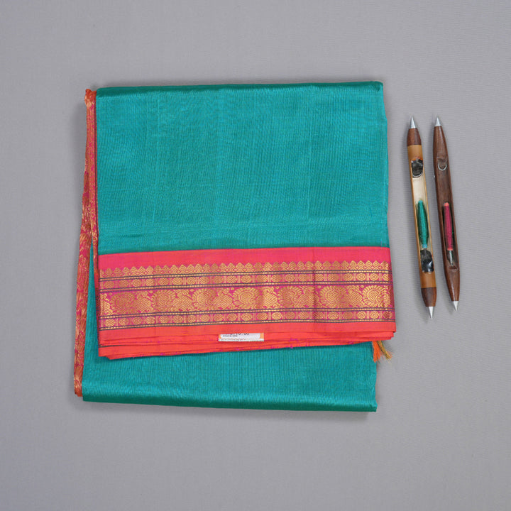 Hayagrivas Handloom Ten Yards Silk Cotton Saree BBC990J6-4