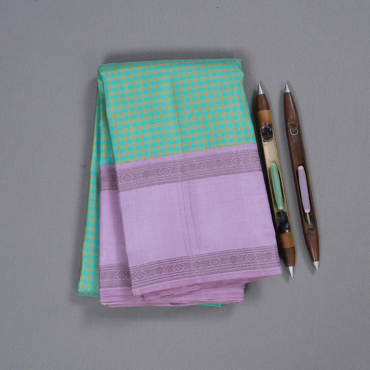 Hayagrivas Handloom Korvai Thread Work Kanjivaram Silk Saree