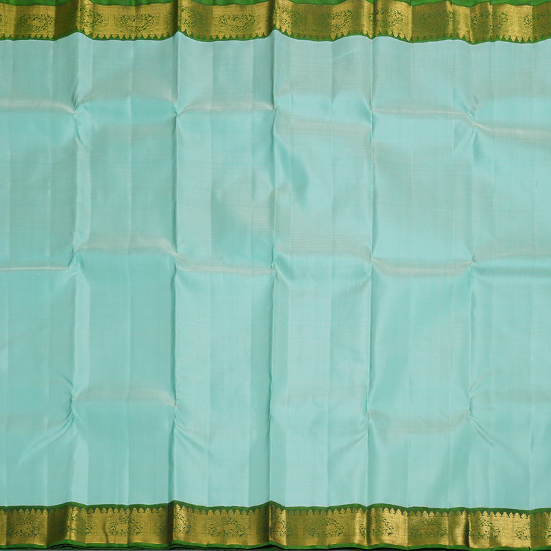 Hayagrivas Handloom Korvai Baby Blue With Green Kanjivaram Silk Saree BBD1007J4-3