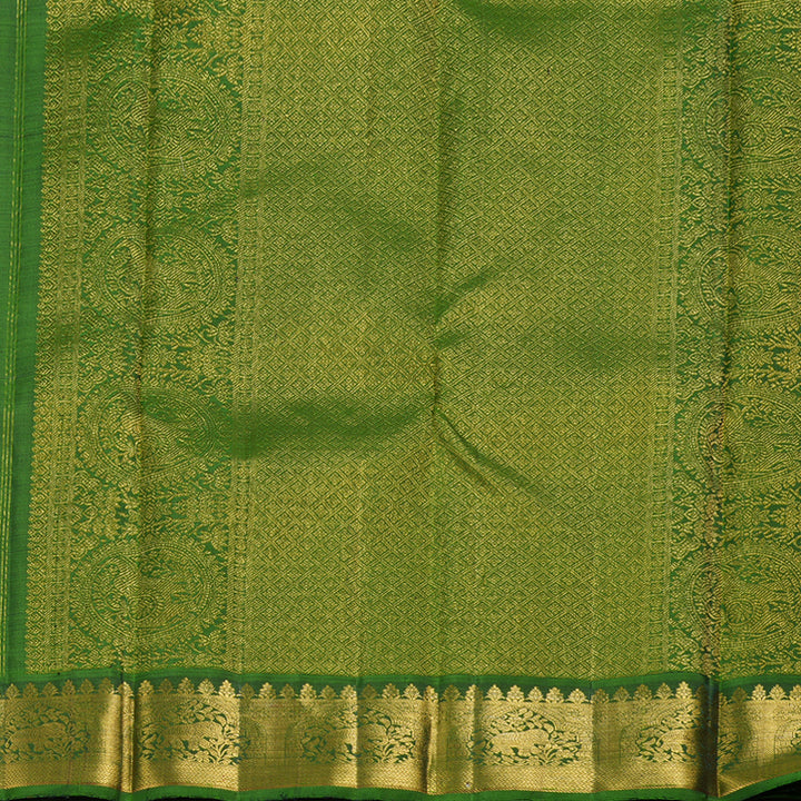 Hayagrivas Handloom Korvai Baby Blue With Green Kanjivaram Silk Saree BBD1007J4-3