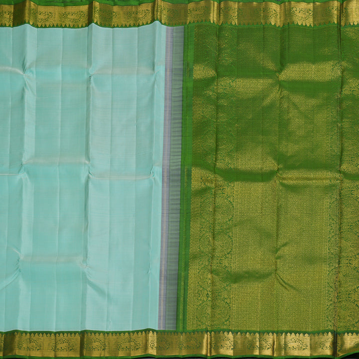 Hayagrivas Handloom Korvai Baby Blue With Green Kanjivaram Silk Saree BBD1007J4-3