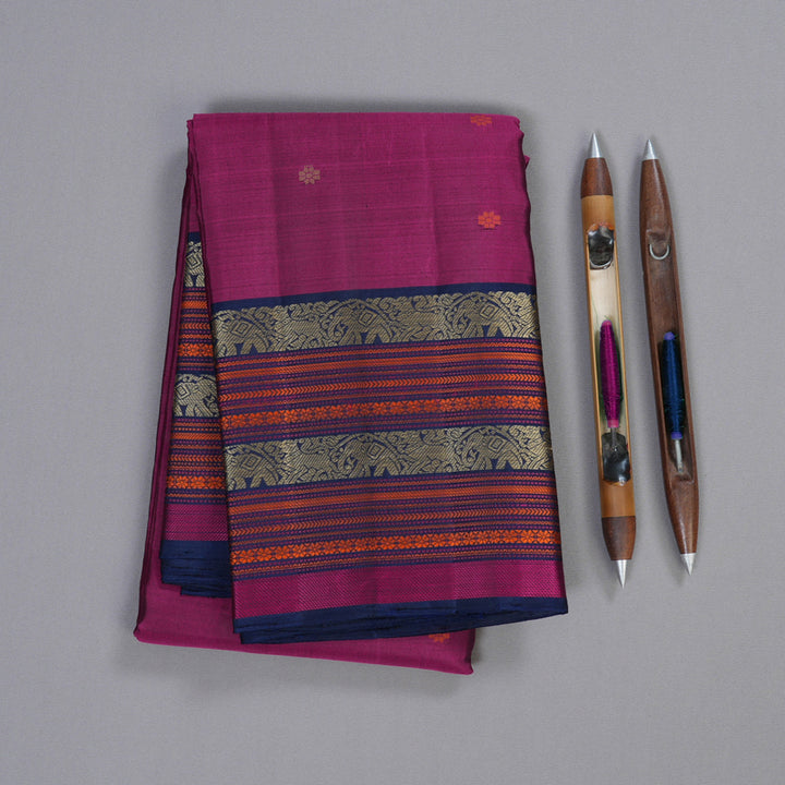 Hayagrivas Handloom Thread work  Kanjivaram Silk Saree BBD1017J3-3