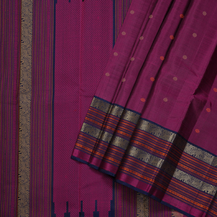 Hayagrivas Handloom Thread work  Kanjivaram Silk Saree BBD1017J3-3