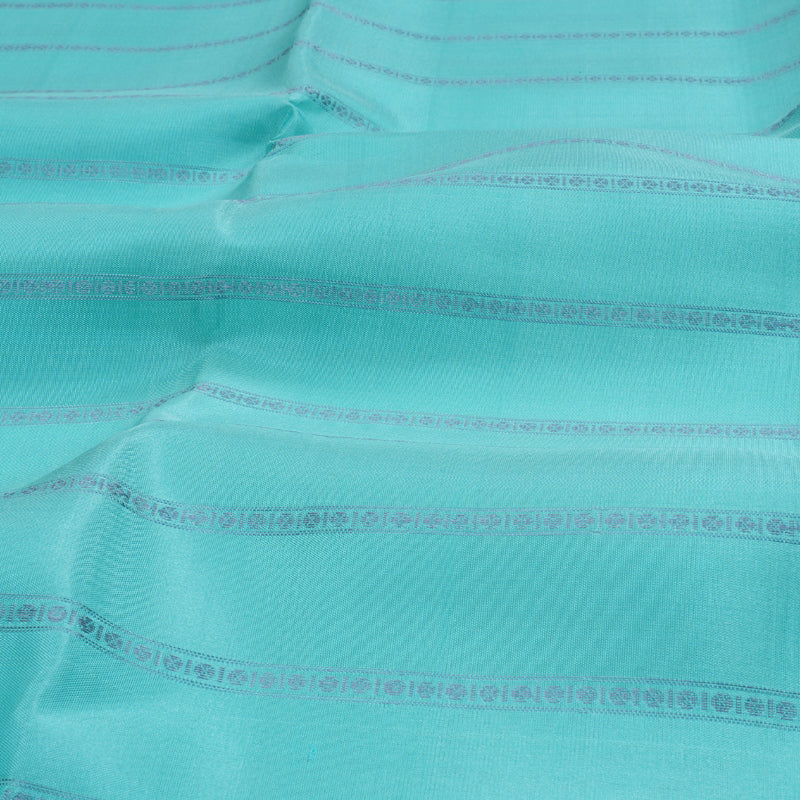 Hayagrivas Light Pastel Green Kanjivaram Silk Saree with Powder Blue Border BBD1017J4-6