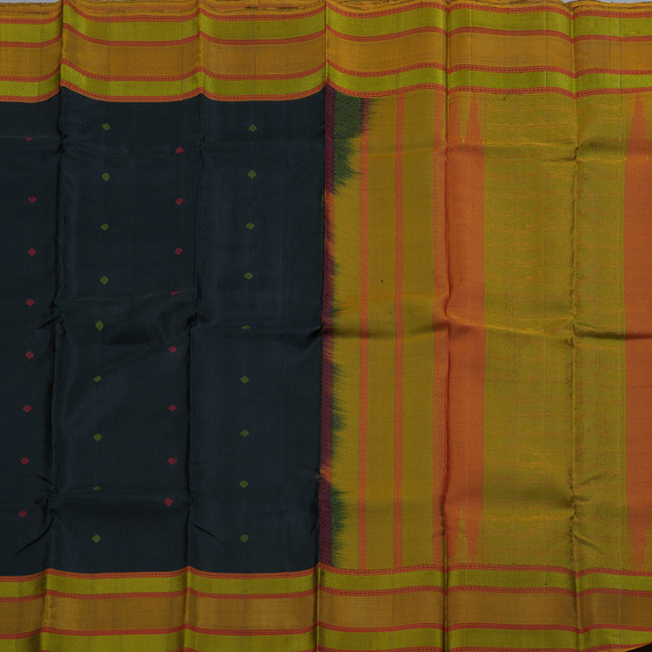 Hayagrivas Handloom Kanjivaram Thread Work Silk Saree BBD1017J7-2