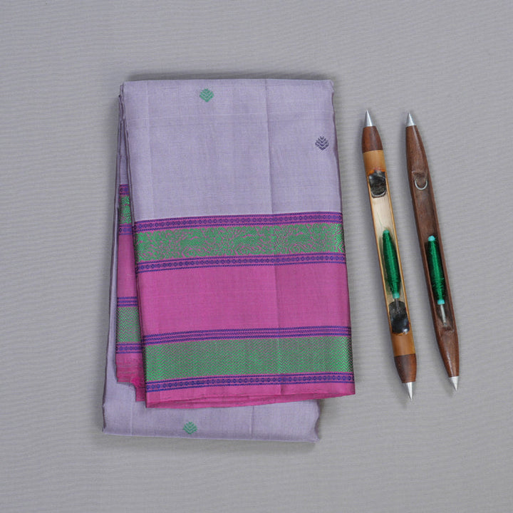 Hayagrivas Kanjivaram Threadwork Silk Saree  BBD1017J7-3