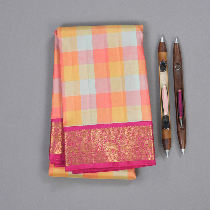 Hayagrivas Handloom Korvai  Kanjivaram Silk Saree BBD1018J4-2