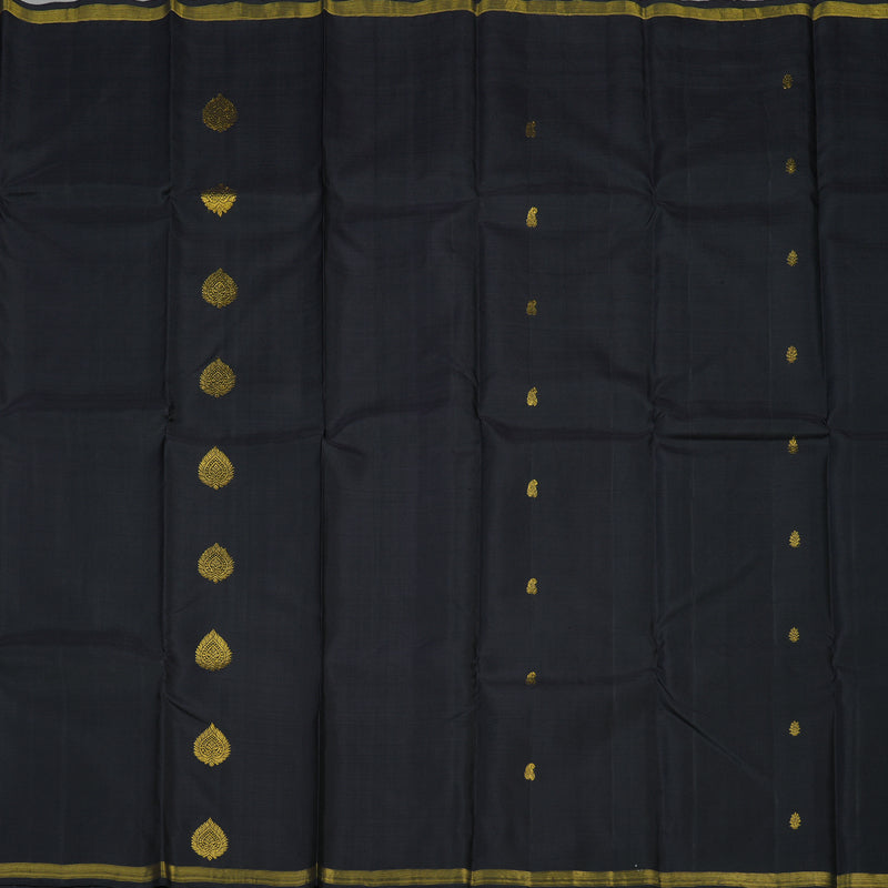 Hayagrivas Handloom Black Kanjivaram Silk Saree BBD1020J1-2
