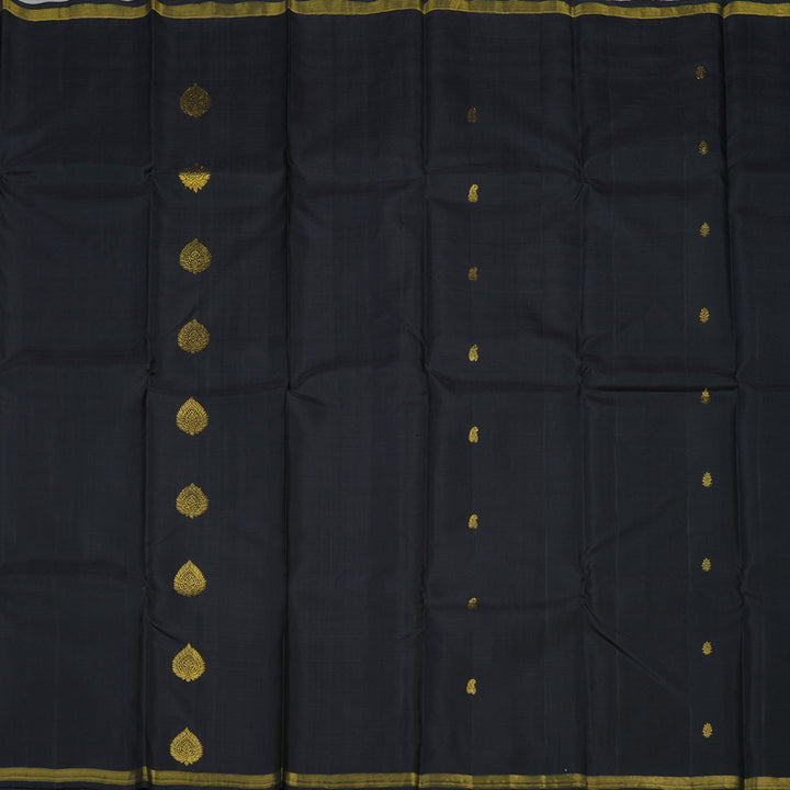 Hayagrivas Handloom Black Kanjivaram Silk Saree BBD1020J1-2