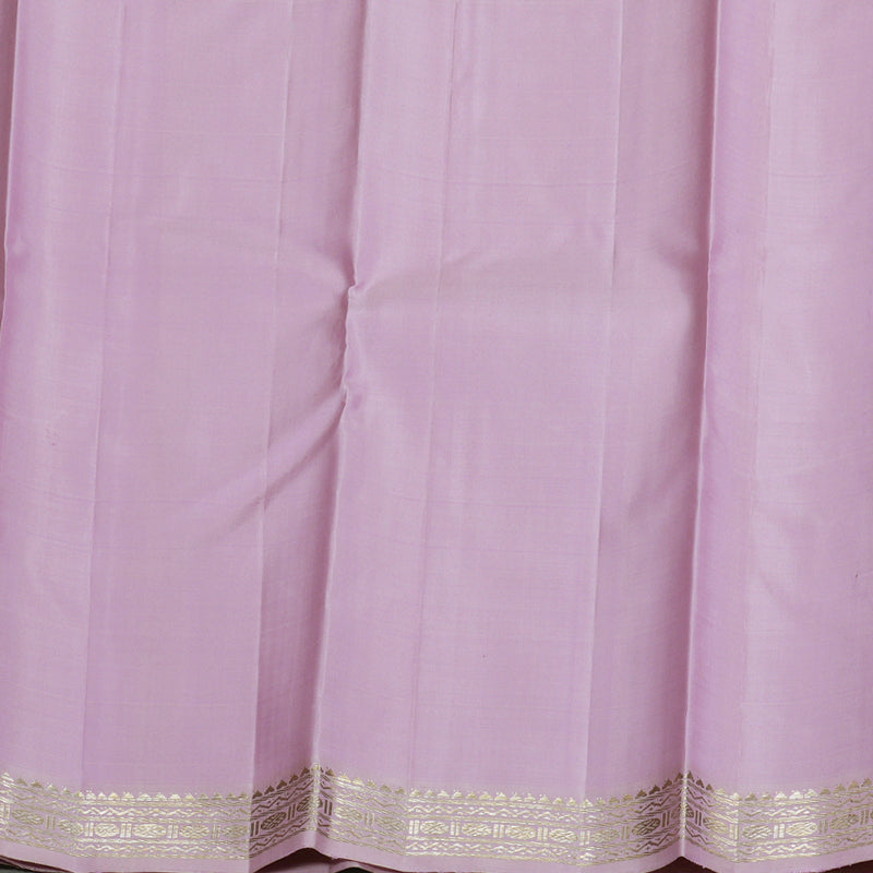 Hayagrivas Lavender Kanjivaram Silk Saree with Lilac Color Border BBD1022J1-1