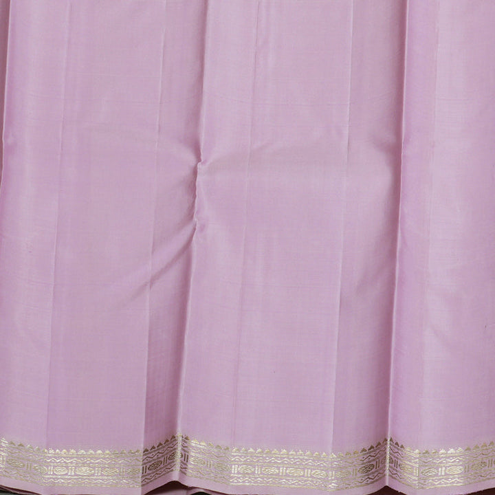 Hayagrivas Lavender Kanjivaram Silk Saree with Lilac Color Border BBD1022J1-1