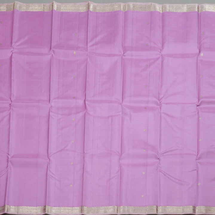 Hayagrivas Lavender Kanjivaram Silk Saree with Lilac Color Border BBD1022J1-1