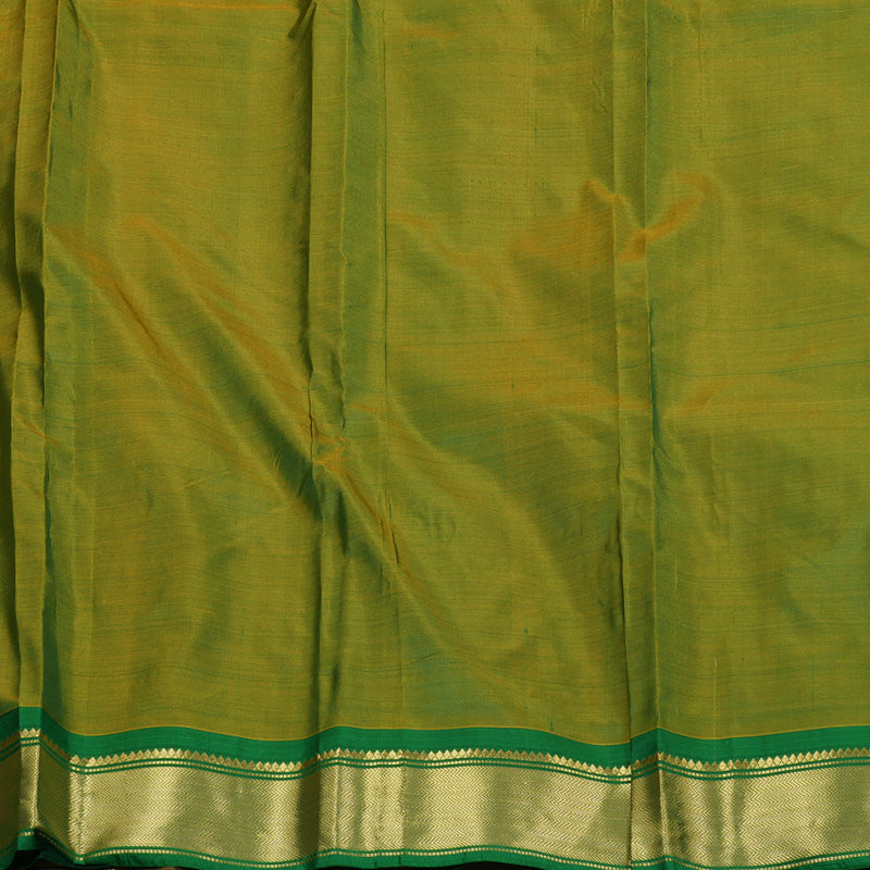 Hayagrivas Mango Yellow Kanjivaram Silk Saree with Mandhalir Border BBD1027J1-39