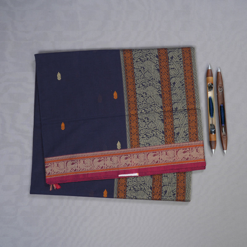 Hayagrivas Handloom Pure Cotton Saree BBD102D34-1