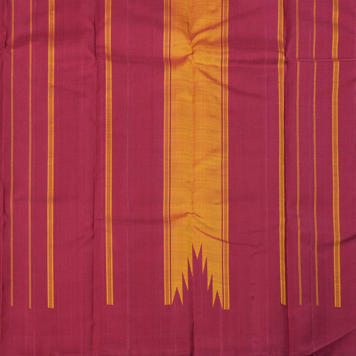 Hayagrivas Handloom Kanjivaram Temple Border Silk Saree BBD1046J1-2
