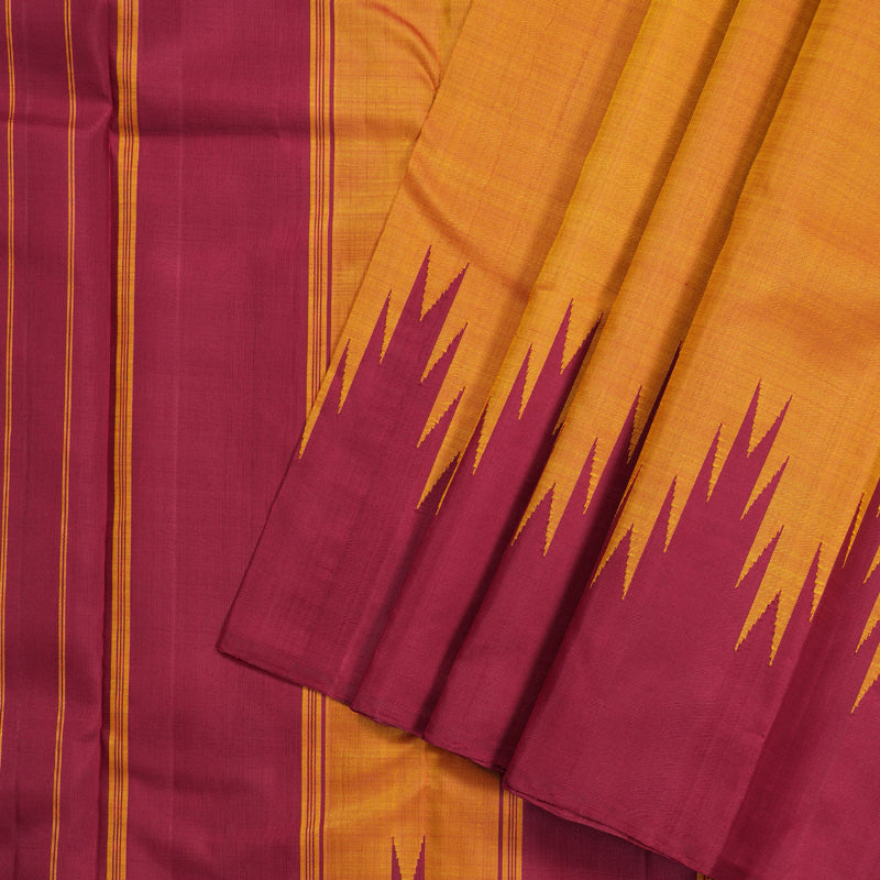 Hayagrivas Handloom Kanjivaram Temple Border Silk Saree BBD1046J1-2