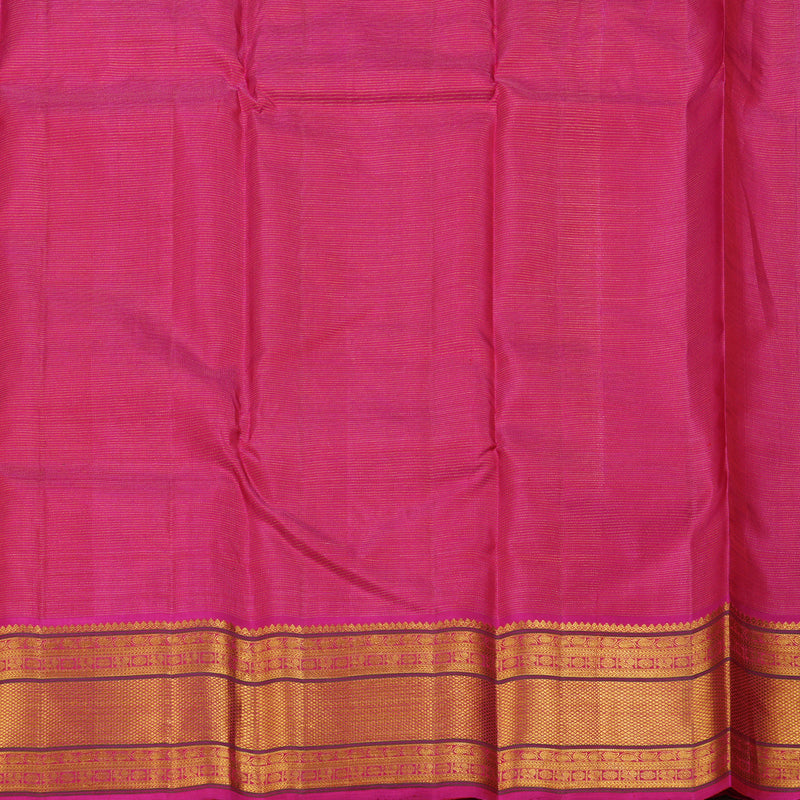 Hayagrivas Redish Pink Handloom Kanjivaram Silk Saree BBD1051J6-1