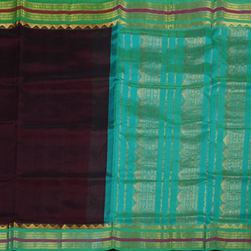 Hayagrivas Handloom Silk Cotton Saree BBD1057J8-1