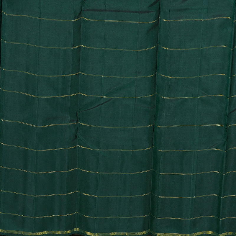 Hayagrivas Half White Handloom Kanjivaram Silk Saree BBD1067K1-5