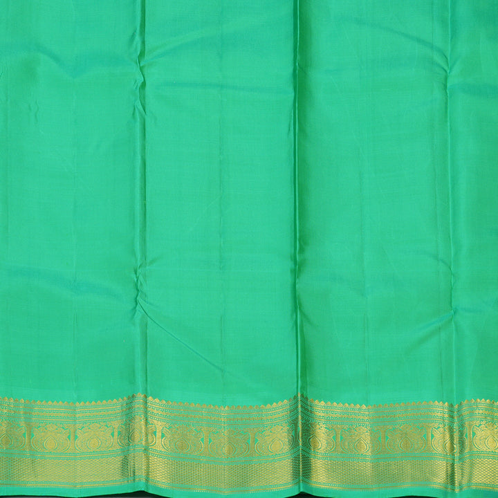 Hayagrivas Handloom Purple Kanjivaram Silk Saree with Parrot Green border BBD1068K5-1