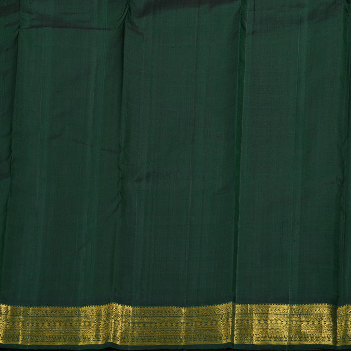 Hayagrivas Parrot Green Handloom Kanjivaram Silk Saree with Bottle Green Border BBD1069K7-1