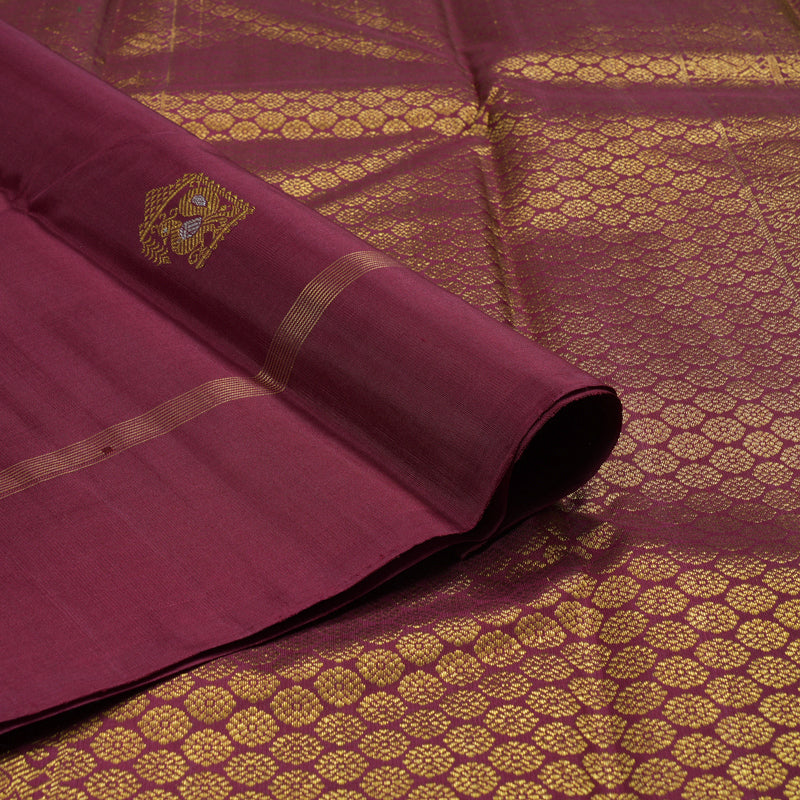 Hayagrivas Maroon Handloom Kanjivaram Silk Saree BBD1070K8-1