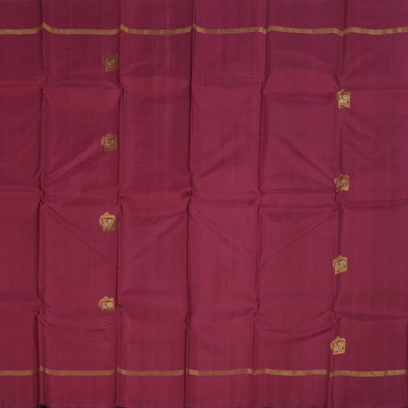 Hayagrivas Maroon Handloom Kanjivaram Silk Saree BBD1070K8-1