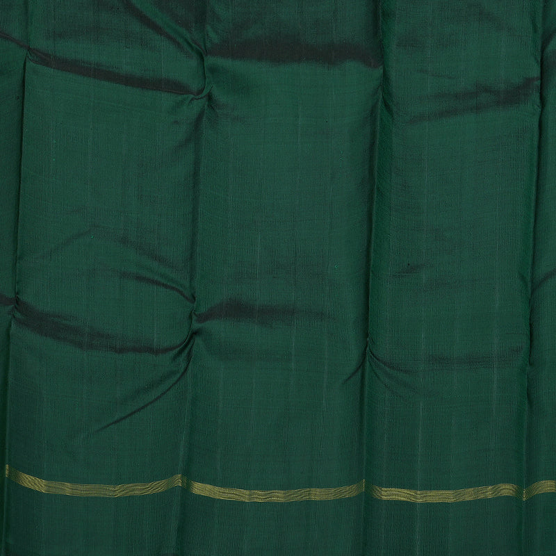 Hayagrivas Bottle Green Handloom Kanjivaram Silk Saree BBD1070K8-2