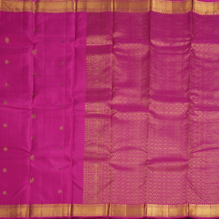Hayagrivas Pink Handloom Kanjivaram Silk Saree BBD1073K1-2
