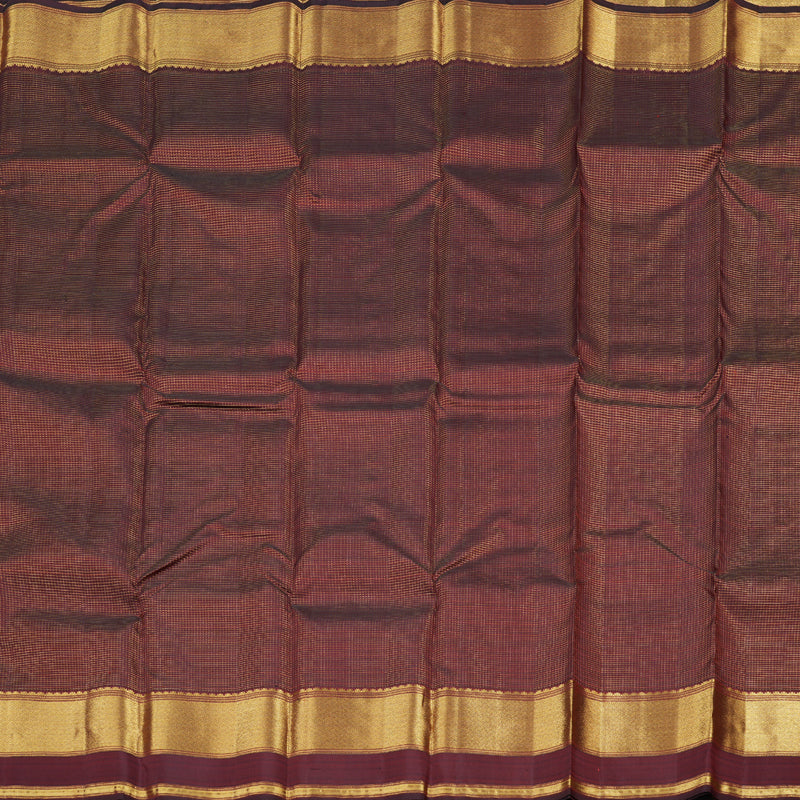 Hayagrivas Dark Maroon Handloom Kanjivaram Silk Saree BBD1073K3-1