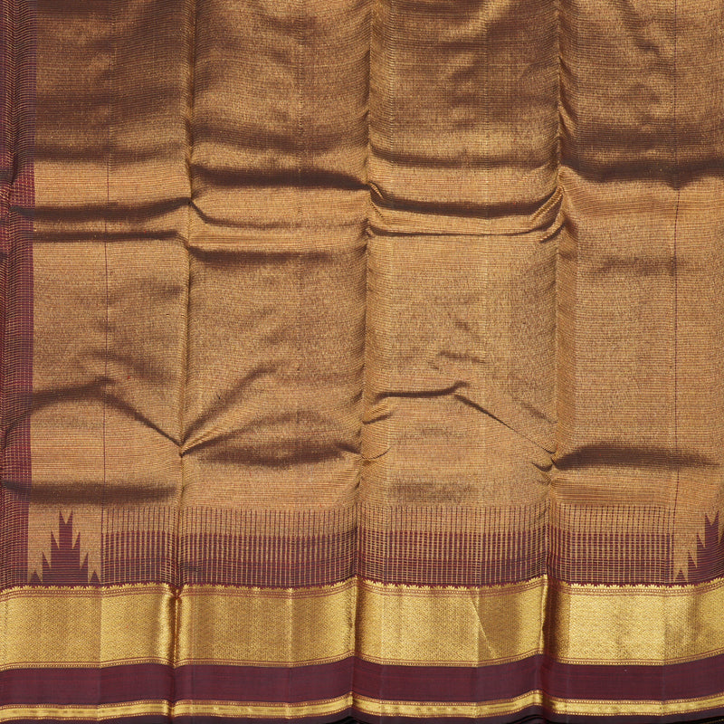 Hayagrivas Dark Maroon Handloom Kanjivaram Silk Saree BBD1073K3-1