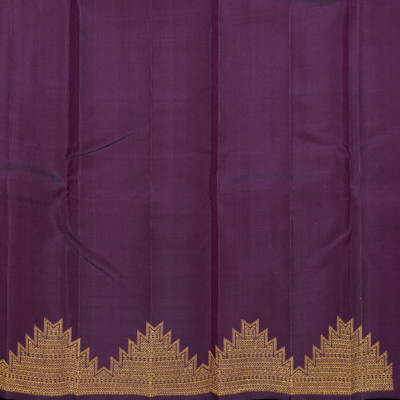 Hayagrivas Dark Purple Handloom Kanjivaram Silk Saree BBD1075K10-2