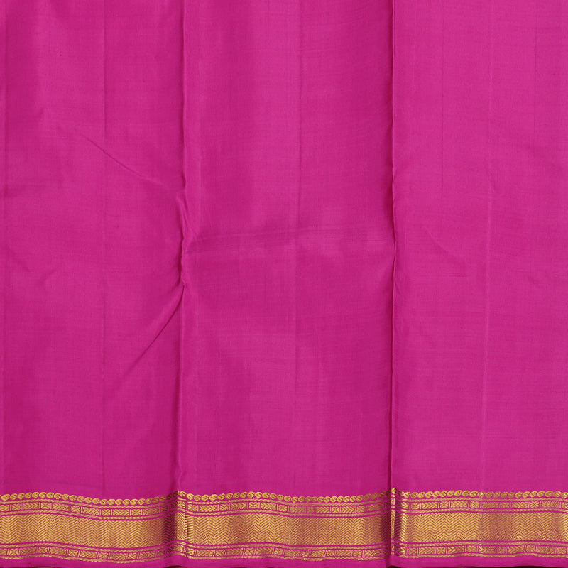 Hayagrivas Purple Handloom Kanjivaram Silk Saree with Pink Border BBD1075K2-1
