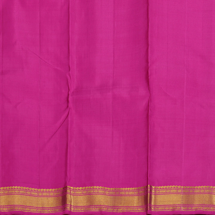 Hayagrivas Purple Handloom Kanjivaram Silk Saree with Pink Border BBD1075K2-1