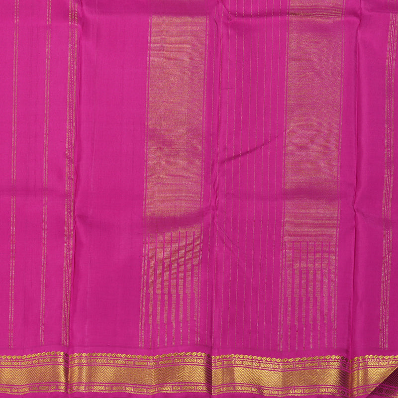 Hayagrivas Purple Handloom Kanjivaram Silk Saree with Pink Border BBD1075K2-1