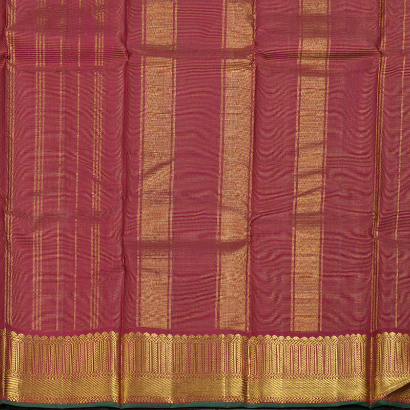 Hayagrivas Maroon Handloom Kanjivaram Silk Saree BBD1078K1-3