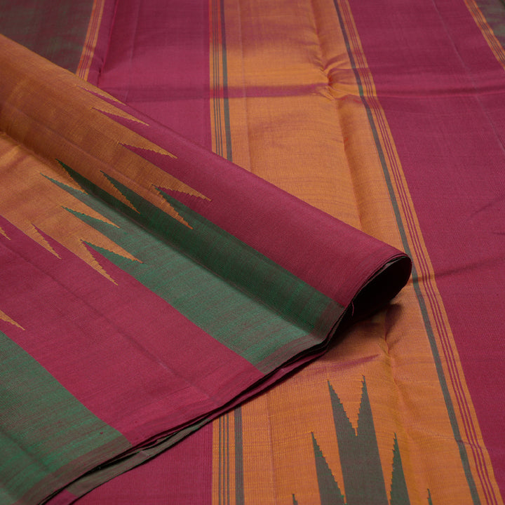 Hayagrivas Handloom Temple Border Kanjivaram Silk Saree BBD1089K2-2