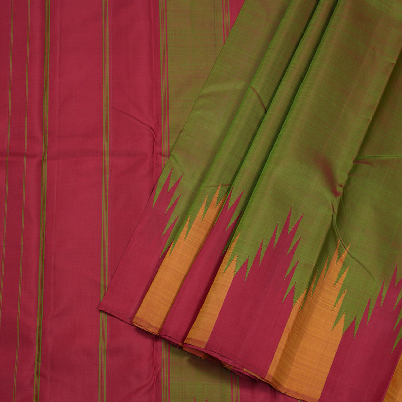 Hayagrivas Handloom Temple Border Kanjivaram Silk Saree BBD1089K2-4