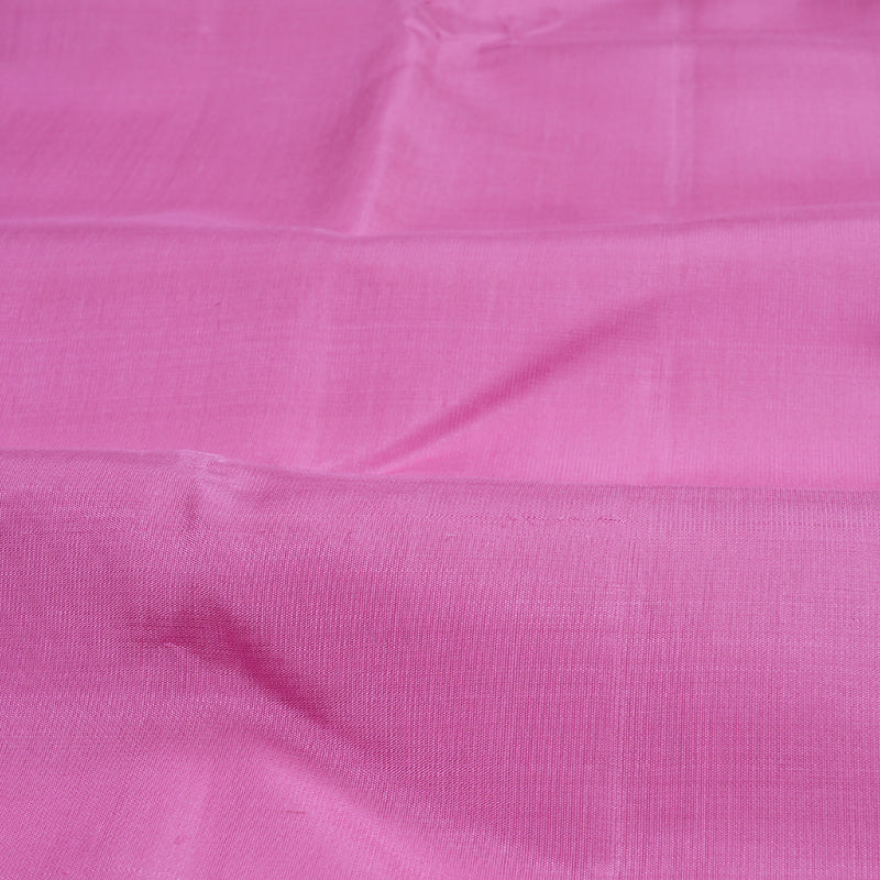 Hayagrivas Rose Pink Kanjivaram Silk Saree with Dark Green Border BBD1091K1-3