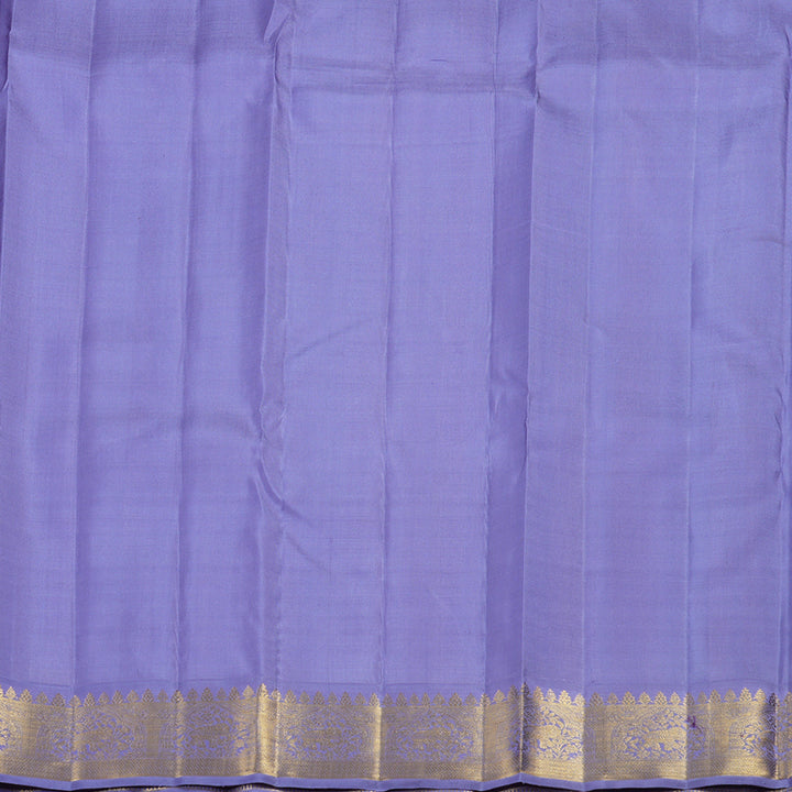 Hayagrivas Onion Pink Kanjivaram Silk Saree with Dark Lilac Border BBD1091K3-1