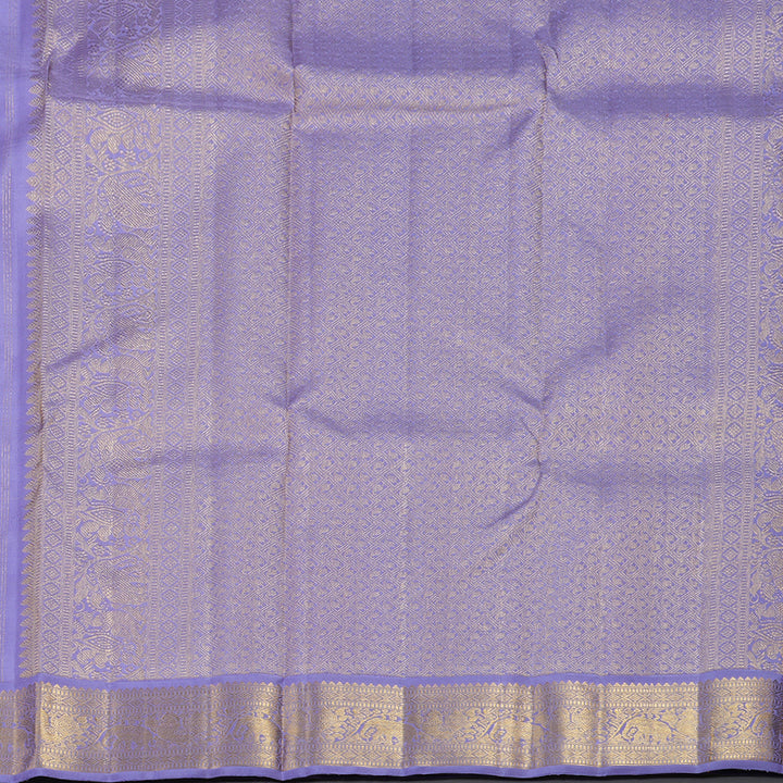 Hayagrivas Onion Pink Kanjivaram Silk Saree with Dark Lilac Border BBD1091K3-1