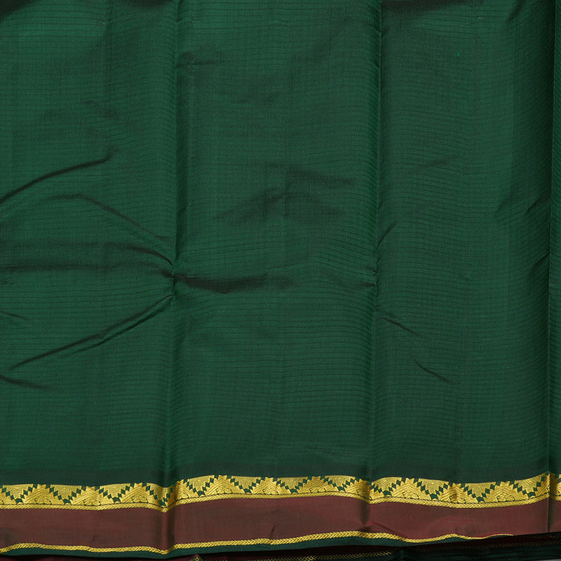 Hayagrivas Light Green Handloom Kanjivaram Silk Saree with Mandhalir Border BBD1110K1-9