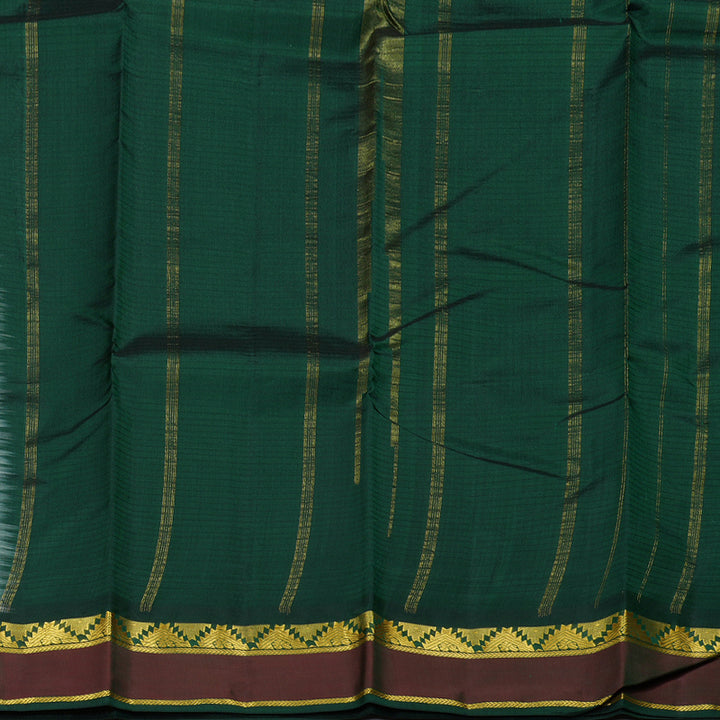 Hayagrivas Light Green Handloom Kanjivaram Silk Saree with Mandhalir Border BBD1110K1-9