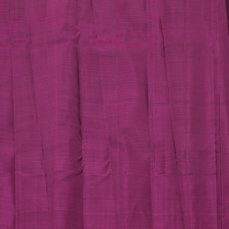 Hayagrivas Sizzling Grey Handloom Kanjivaram Silk Saree with Purple Border BBD1121K5-4