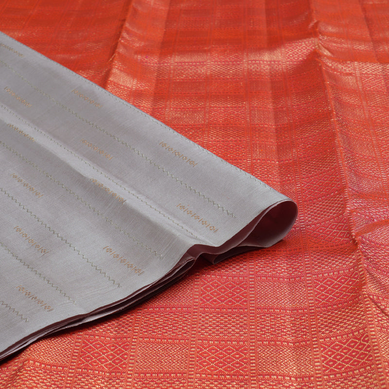 Hayagrivas Silver Grey Handloom Kanjivaram Silk Saree BBD1122K16-1